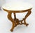 Fine Carved Wood Base Marble Top 31” Diameter Gueridon Center Table Widdicomb For Sale - Image 6 of 18