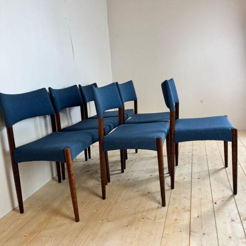 Vintage Chairs by Willy Schou Andersen, Denmark, 1960, Set of 6 For Sale - Image 4 of 9