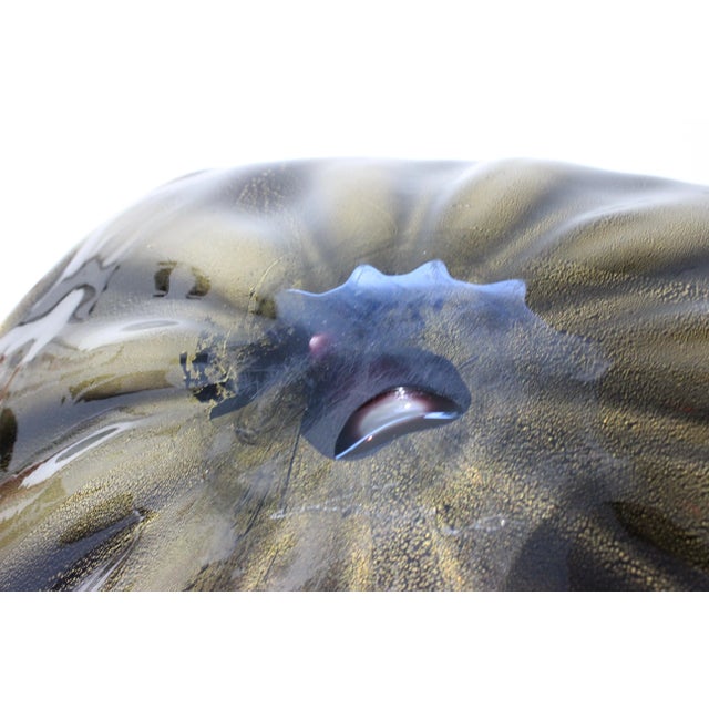 Shell Serving Dish Murano Licio Zanetti Signed For Sale - Image 11 of 13