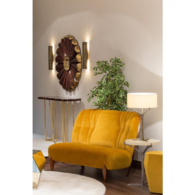 Contemporary Alentejo Side Table with White Lacquered Top from Insidherland For Sale - Image 3 of 5