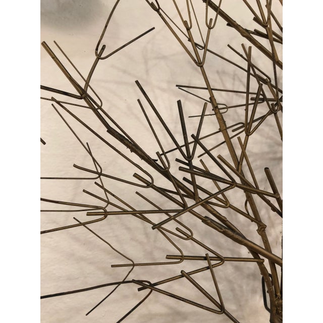 Metal Vintage Metal Tree Wall Art Sculpture For Sale - Image 7 of 10