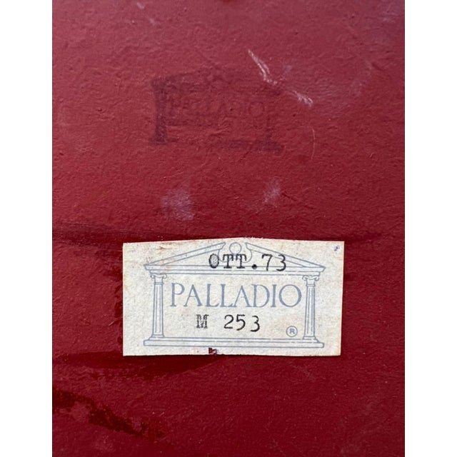 Gold Vintage Neoclassical Italian Palladian Arched Mirror With Gilded Frame For Sale - Image 8 of 11