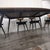 Scandinavian Designs Lanson 7-Piece Dining Set, Solid Poplar Table and 6 Chairs, Light Walnut For Sale - Image 4 of 10