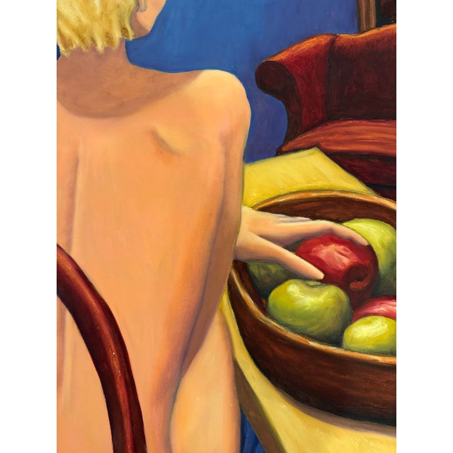 This painting is done with oil paint stick on gessoed heavy stock Arches paper. Bio of the Artist: Teresa DiMarco,...