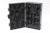 90's Louise Nevelson Style Dimensional Black Wood Assemblage Box Sculpture SIgned For Sale - Image 13 of 13