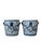 Chinoiserie Contemporary Large Chinoiserie Coastal Blue & White Planters - A Pair For Sale - Image 3 of 8