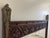 Early 20th Century Large Antique Gothic Revival Carved Wood Overmantel Mirror For Sale - Image 5 of 8