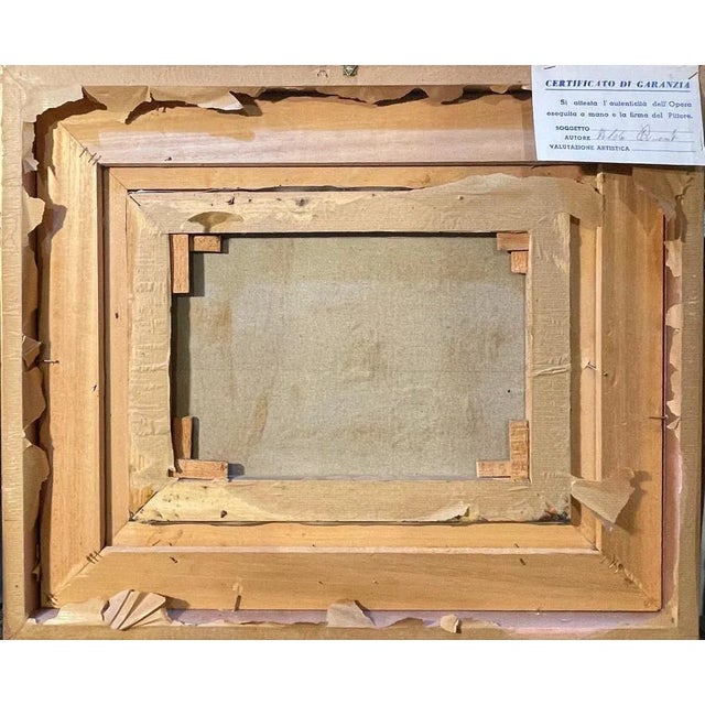 Oil on canvas, Rural Scene, Aldo Pironti, 20th century Oil on canvas, depicting a countryside scene with figures,...