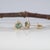 2020s 1Ct Montana Sapphire Earrings With Earth-Mined Diamond Accents: Solid 14k Gold For Sale - Image 5 of 8