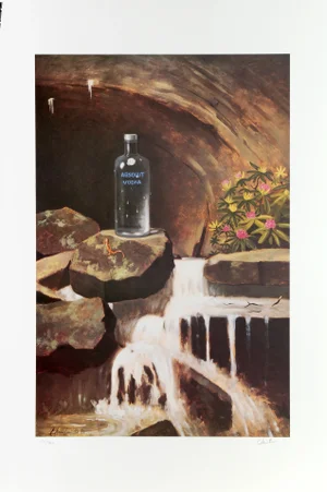 Absolut Statehood: West Virginia, Michael Christie Lithograph