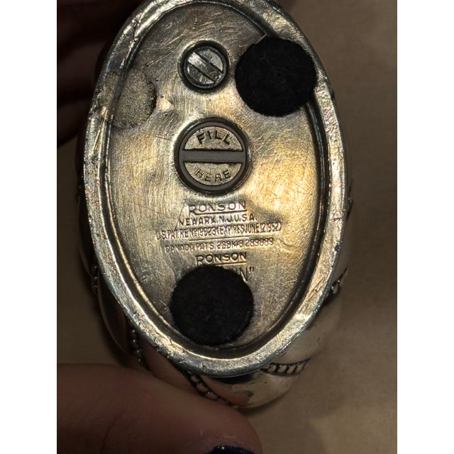 Art Deco Vintage Ronson Art Deco Table Lighter For Sale - Image 3 of 7