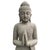Asian Vintage Asian Stone Carved Standing Garden Buddha Statue For Sale - Image 3 of 7