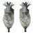 Pair of Bronze and Brass Wall Lantern or Wall Sconces For Sale