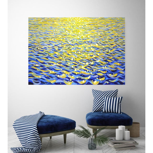 Magic Light 12.Original Modern Hand Painting For Sale - Image 9 of 11