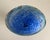 Blue & White Swirl Handmade Art Glass Vase For Sale In Dallas - Image 6 of 8