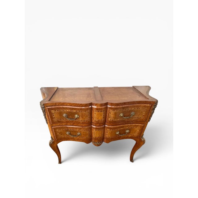Brown Mid 19th Century Chest of Drawers With Marble Top For Sale - Image 8 of 15