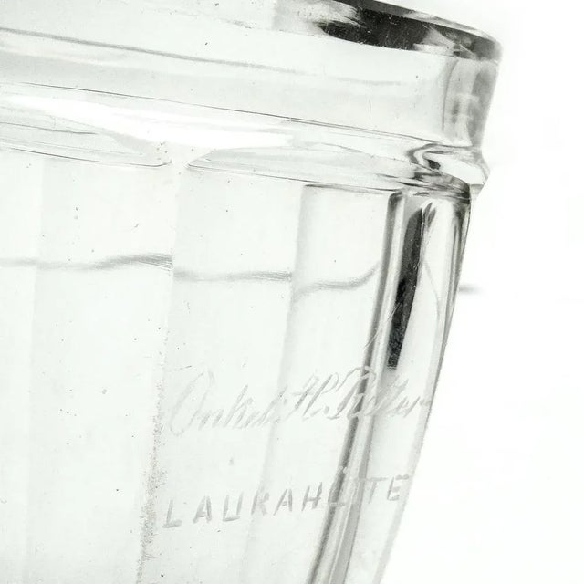 Biedermeier Beer or Wine Glass from Laura Glassworks, Poland, Before 1890s, in Flawless conditions. Designed before 1890...