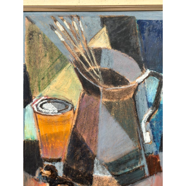 Erik Emanuelsson, Still Life, 1960s, Oil Painting on Panel, Framed For Sale - Image 12 of 17