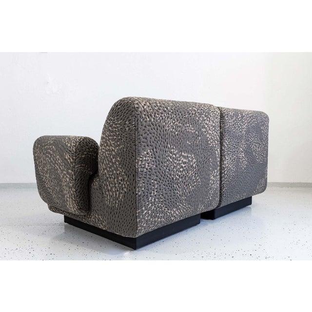 Textile Vintage Sofa by Eberhard Geißler for Oelsa, Germany, 1970s For Sale - Image 7 of 18