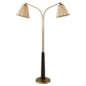 Swedish Modern Floor Lamp attributed to Tor Wolfenstein for Ditzingers, 1940s