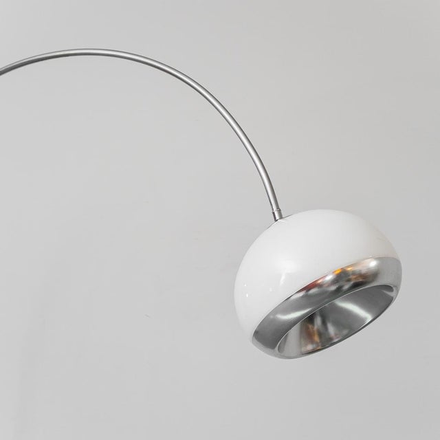 Arc Floor Lamp by Harvey Guzzini, 1970s For Sale - Image 6 of 14