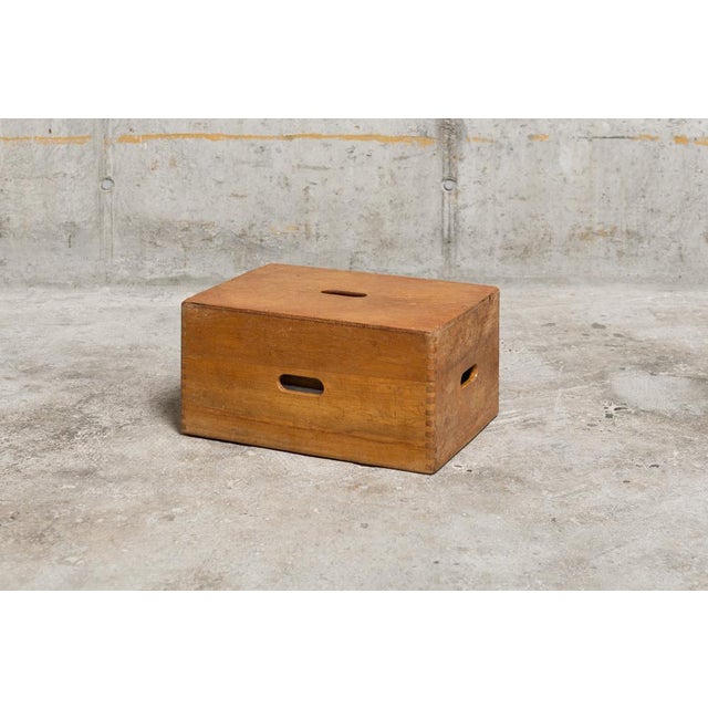 Contemporary Vintage Multi Purpose Crate in Wood, 1950s For Sale - Image 3 of 13