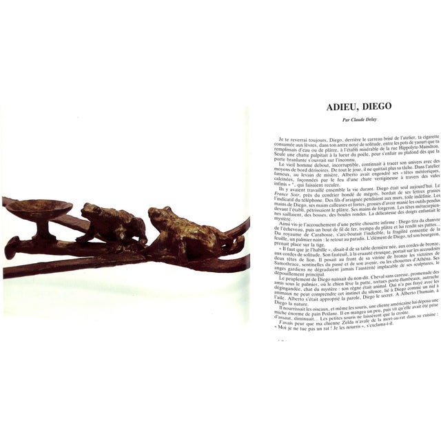 "Diego Giacometti: Catalogue De L'Oeuvre, Volume I" 1986 Francisci, Francoise For Sale - Image 16 of 18