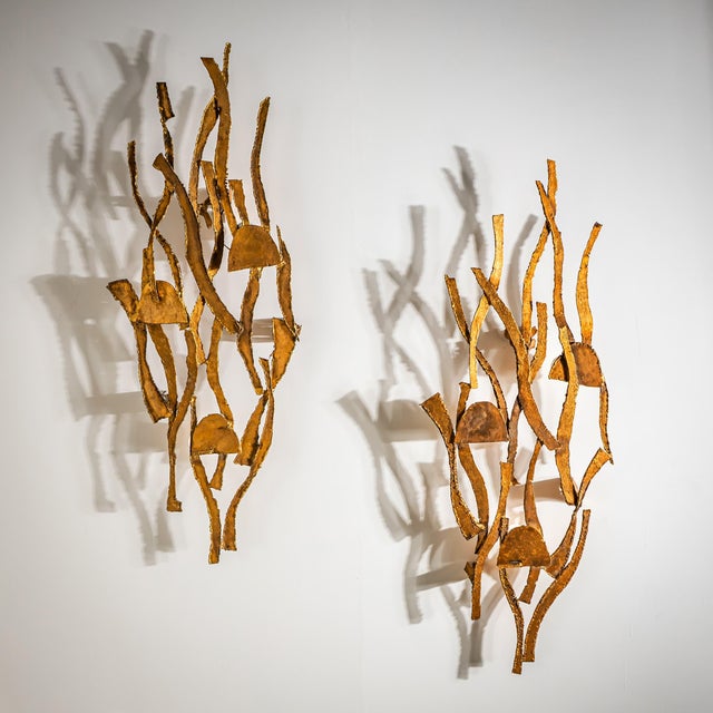 Late 20th Century Late 20th Century Wall Lights by Salvino Marsura - Pair For Sale - Image 5 of 9
