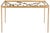 Metal Butterfly Desk in Antique Gold For Sale - Image 7 of 7