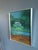 Textile Mid-Century Modern 'House Beyond the Green' Vintage Swedish Expressive Landscape Oil Painting, Framed For Sale - Image 7 of 11