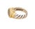 Late 20th Century David Yurman Noblesse Diamond 18k Gold 925 Silver Cable Ring For Sale - Image 5 of 6