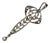 Antique Jugendstil Silver and Paste Pendant, 1900s For Sale