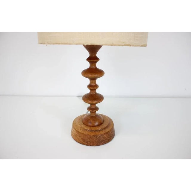 Made in Czechoslovakia by designer Antonin Hepnar - made of maple wood, paper, jute - polished - Fully functional - good,...