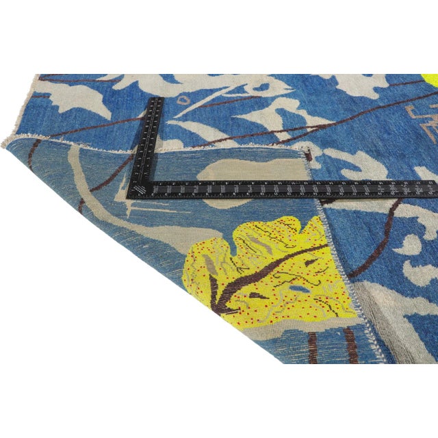 Early 21st Century Joan Miro Inspired Vintage Style Rug, 06'00 X 09'09 For Sale - Image 5 of 9