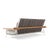 Cassina Teak and Fabric Steel Fenc-E-Nature Outdoor Sofa by Philippe Starck for Cassina For Sale - Image 4 of 9