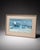 Large Framed Blue Coastal Boardwalk Print For Sale - Image 4 of 4