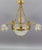 Four Light French Neoclassical Style Gilt Bronze and Glass Chandelier For Sale - Image 9 of 18