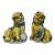 Antique 18th Century Chinese Famille Vert Foo Lion Dogs - a Pair For Sale