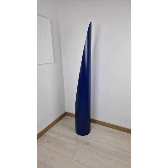 Model Unghia Nail Lipstick Floor Mirror in Blue For Sale - Image 4 of 12