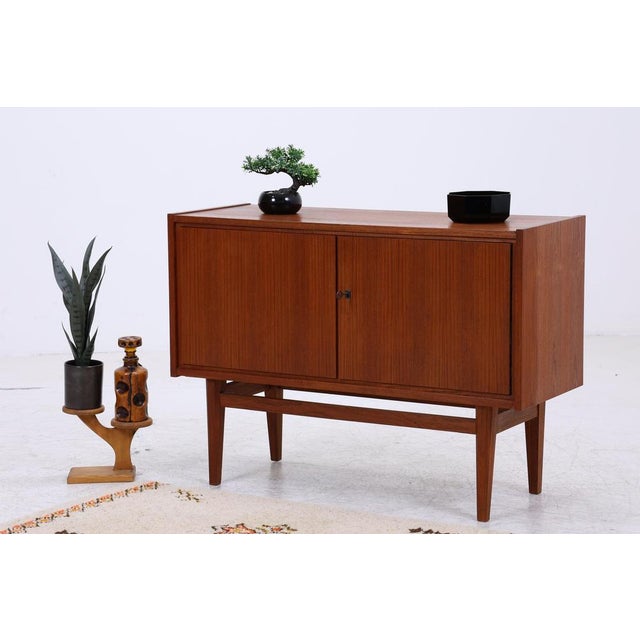 Vintage Danish Teak Commode, 1960s For Sale - Image 4 of 15