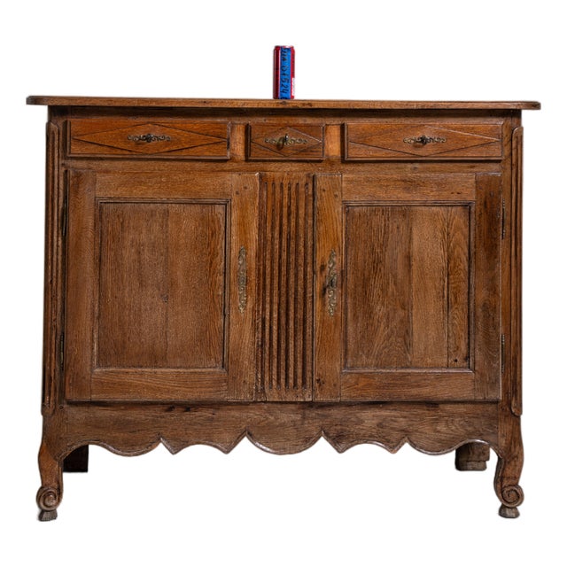 Louis XV Buffet in Original Patina Early 19th Century France For Sale