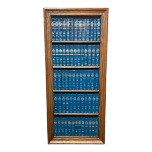 Vintage Faux Library Wall Panel