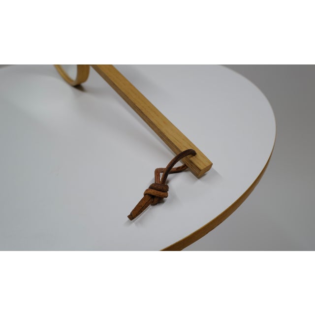 Handheld White Oak Mirror by Jørgen Gammelgaard For Sale - Image 12 of 12