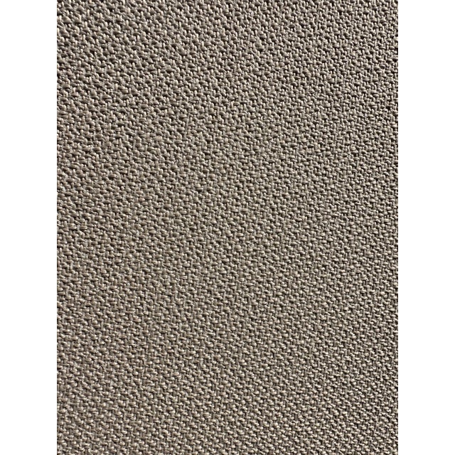 Sleek femme - from every angle. Greige-colored upholstery brings a trend-forward feel to European-inspired sofa seating...