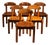 Dining Chairs in Pinewood, Italy, 1980s, Set of 6 For Sale