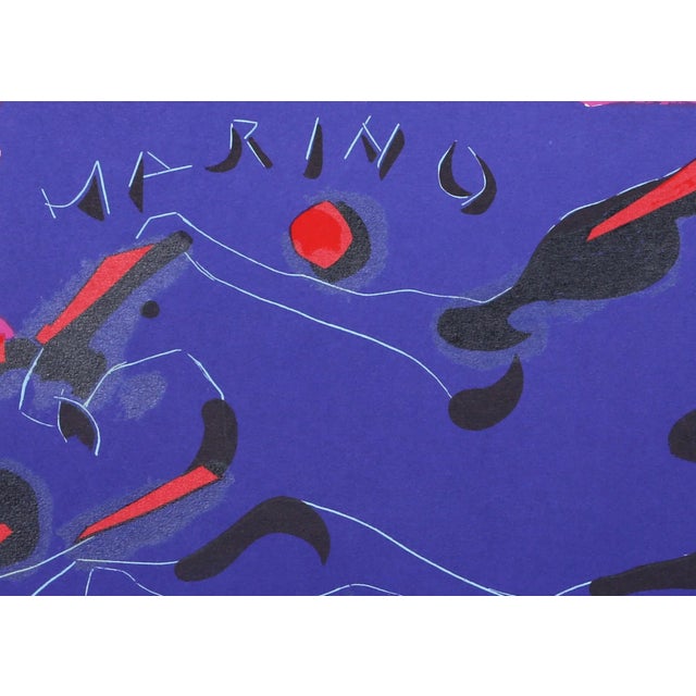 Galloping Horse (Homage a Marino) Marini, Marino Year: 1975 Lithograph Size: 13.5 x 20 in. (34.29 x 50.8 cm)