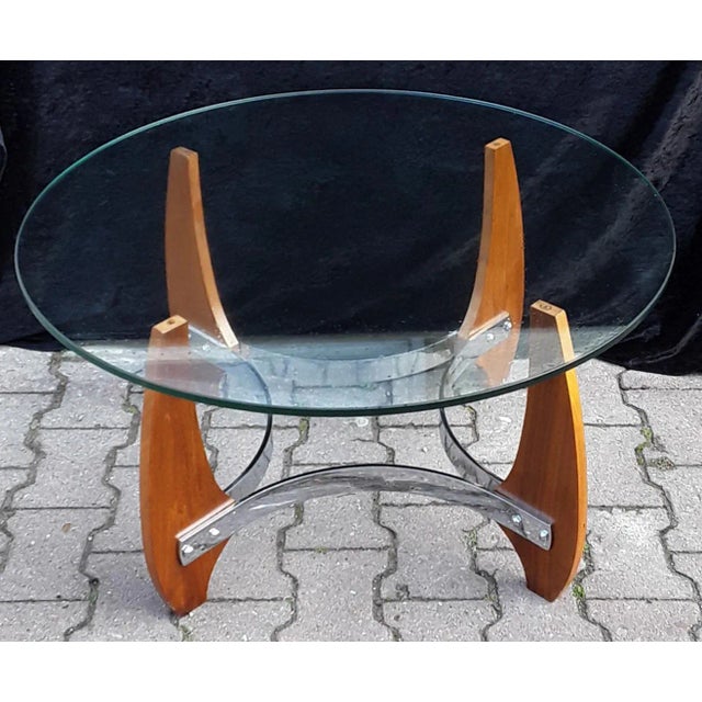Round Vintage SoFath Coffee Table, 1970s For Sale - Image 3 of 7