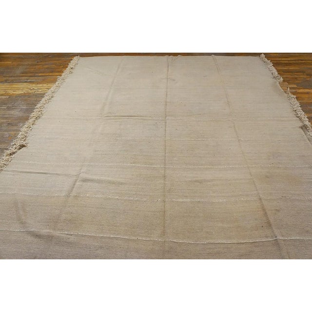 Antique Kilim - N.W. Persian rug, size: 8'8" x 10'10. Antique Flat Woven Kilim Allover Geometric Wool Hand Knotted Pile...