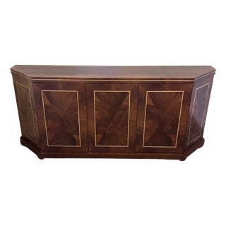 1990s Stunning 84” Mahogany Sideboard Pace Collection For Sale