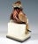 Goldscheider Art Deco Figure Seated by Wilhelm Thomasch, 1920s For Sale - Image 3 of 8